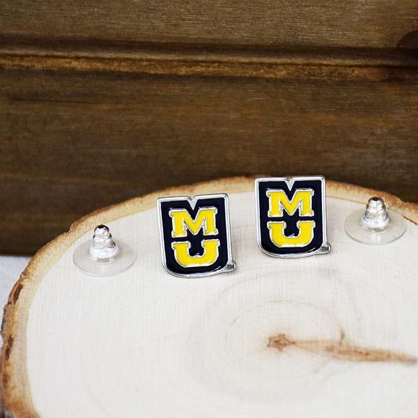 Fan Frenzy Gifts Missouri Tigers Officially Licensed Post Earrings