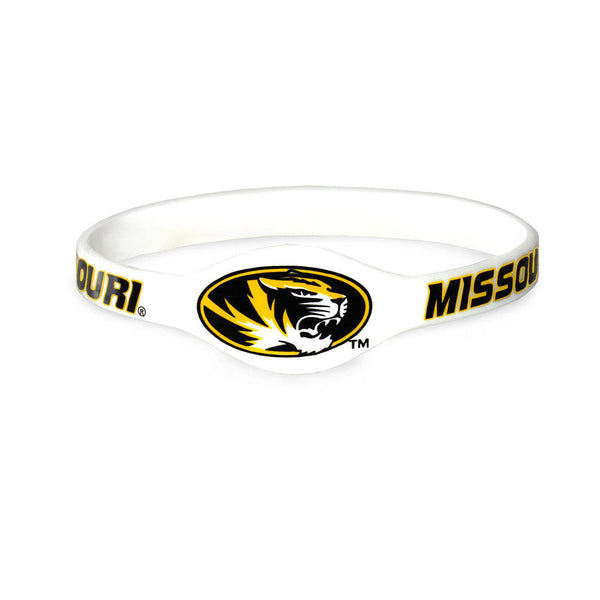 Fan Frenzy Gifts University of Missouri Tigers Silicone Bracelet