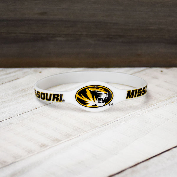 Fan Frenzy Gifts University of Missouri Tigers Silicone Bracelet