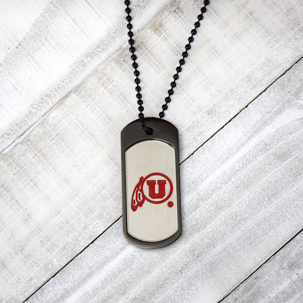 Fan Frenzy Gifts University of Utah Dog Tag