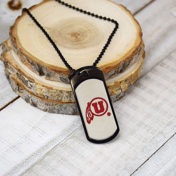 Fan Frenzy Gifts University of Utah Dog Tag