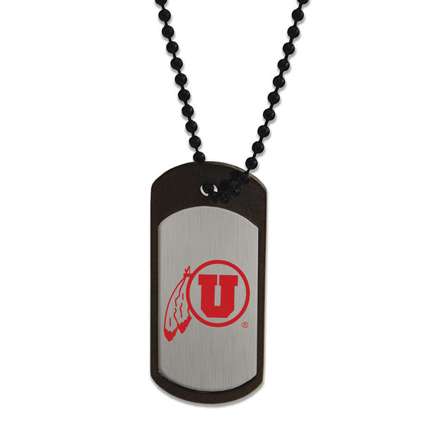 Fan Frenzy Gifts University of Utah Dog Tag