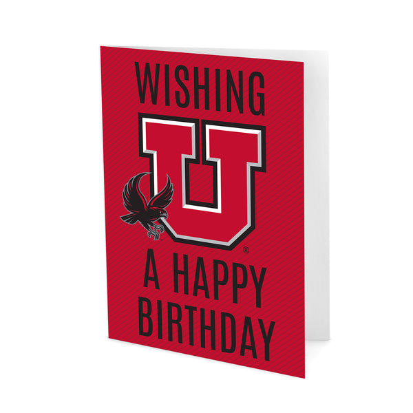 Fan Frenzy Gifts Utah Utes Officially Licensed Swoop Birthday Card