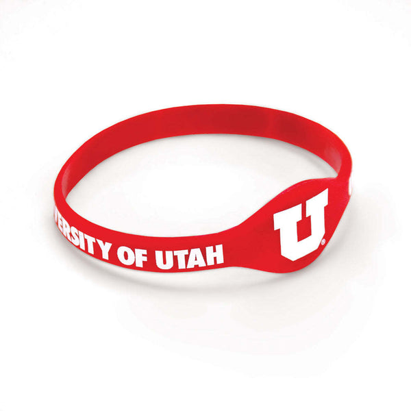 Fan Frenzy Gifts Utah Utes Officially Licensed Silicone Bracelet