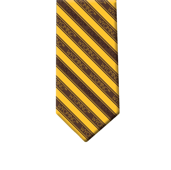 Fan Frenzy Wyoming Cowboys Officially Licensed 62" Microfiber Men's Tie