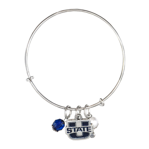 Fan Frenzy Gifts Utah State Aggies Officially Licensed U-state Bangle Bracelet