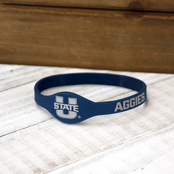 Fan Frenzy Gifts Utah State Aggies Officially Licensed Silicone Bracelet