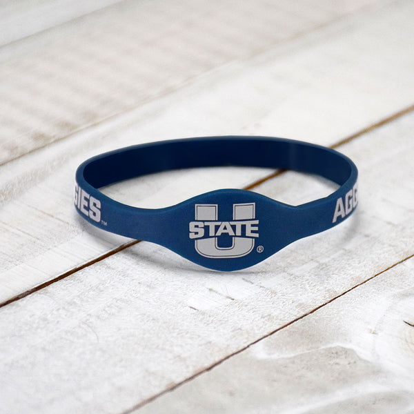 Fan Frenzy Gifts Utah State Aggies Officially Licensed Silicone Bracelet