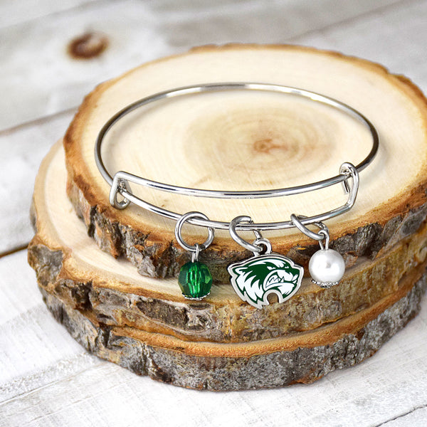 Fan Frenzy Gifts Utah Valley Wolverines UVU Officially Licensed Bangle Bracelet
