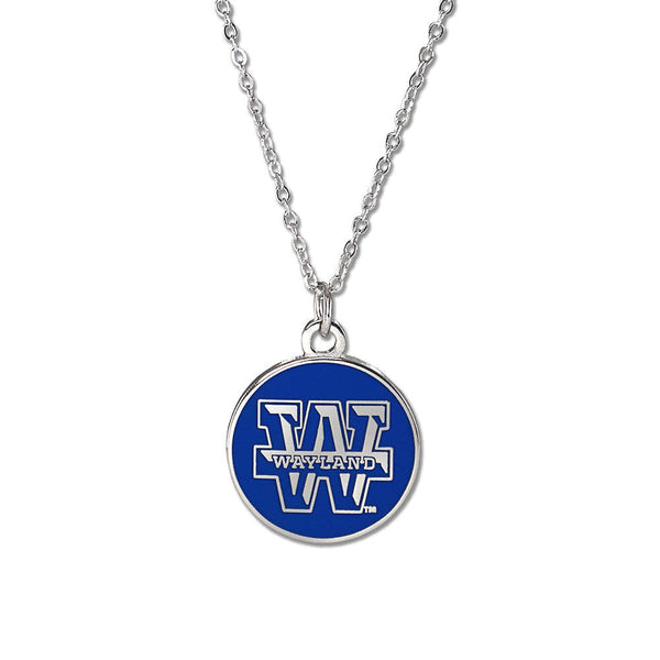 Fan Frenzy Gifts Wayland Baptist Officially Licensed Circle Necklace