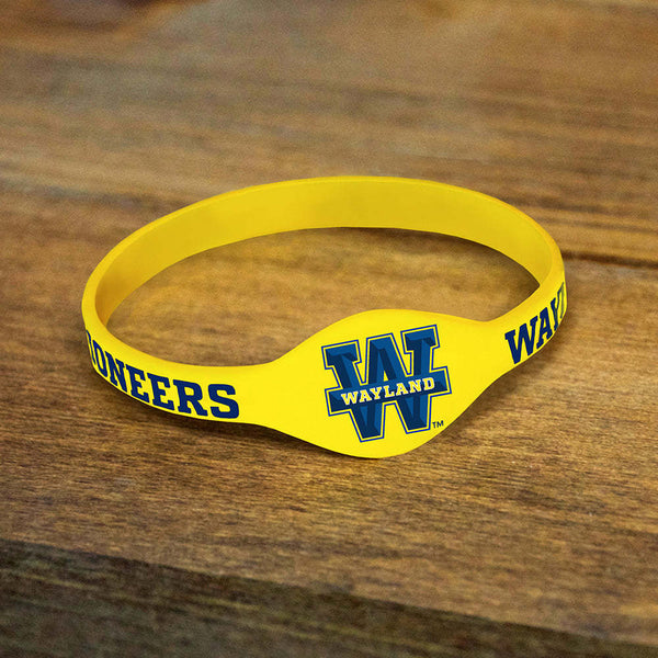Fan Frenzy Gifts Wayland Baptist Officially Licensed Silicone Bracelet
