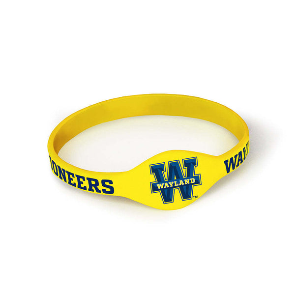 Fan Frenzy Gifts Wayland Baptist Officially Licensed Silicone Bracelet