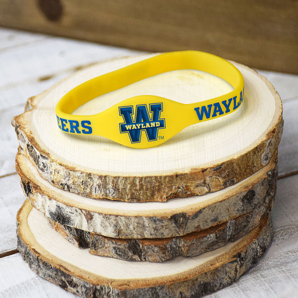 Fan Frenzy Gifts Wayland Baptist Officially Licensed Silicone Bracelet