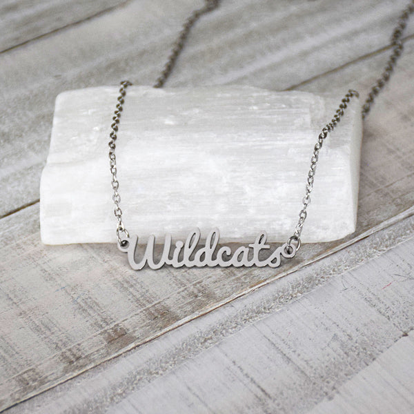 Fan Frenzy Gifts Weber State Wildcats Officially Licensed Script Necklace