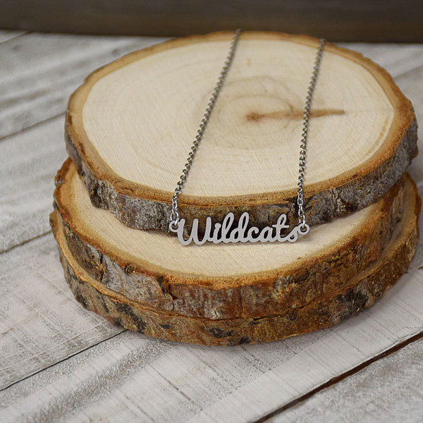 Fan Frenzy Gifts Weber State Wildcats Officially Licensed Script Necklace