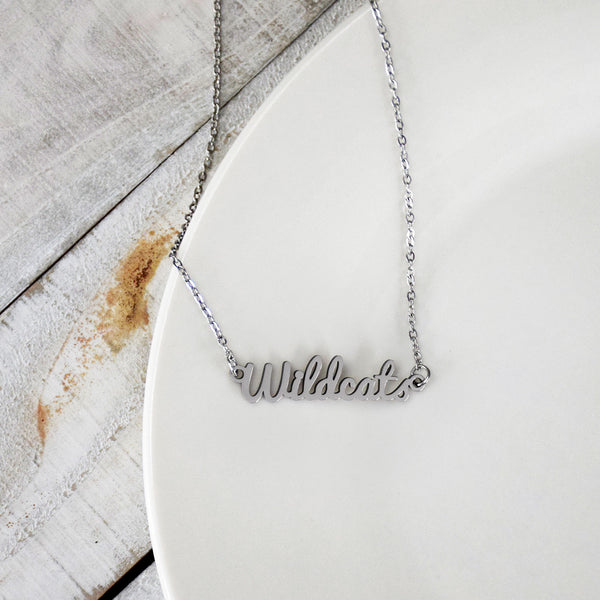 Fan Frenzy Gifts Weber State Wildcats Officially Licensed Script Necklace