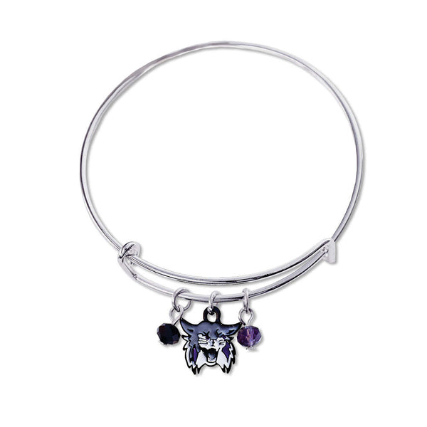 Fan Frenzy Gifts Weber State Wildcats Officially Licensed Bangle Bracelet