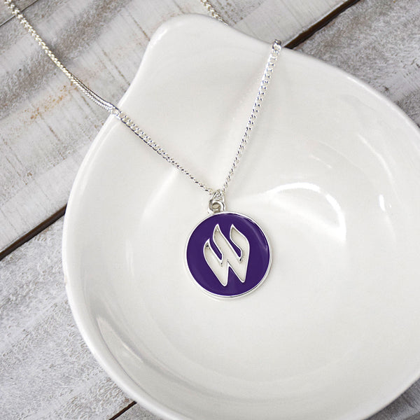 Fan Frenzy Gifts Weber State Wildcats Officially Licensed Cutout Necklace