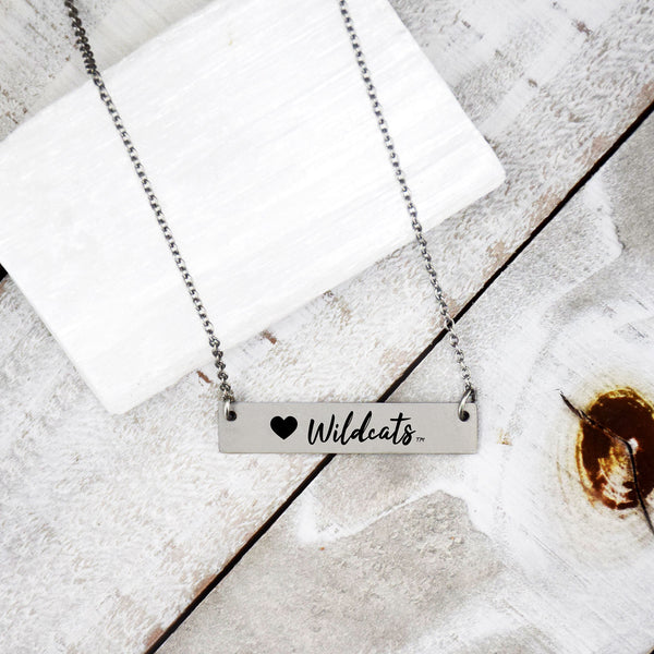 Fan Frenzy Gifts Weber State Wildcats Officially Licensed Bar Necklace