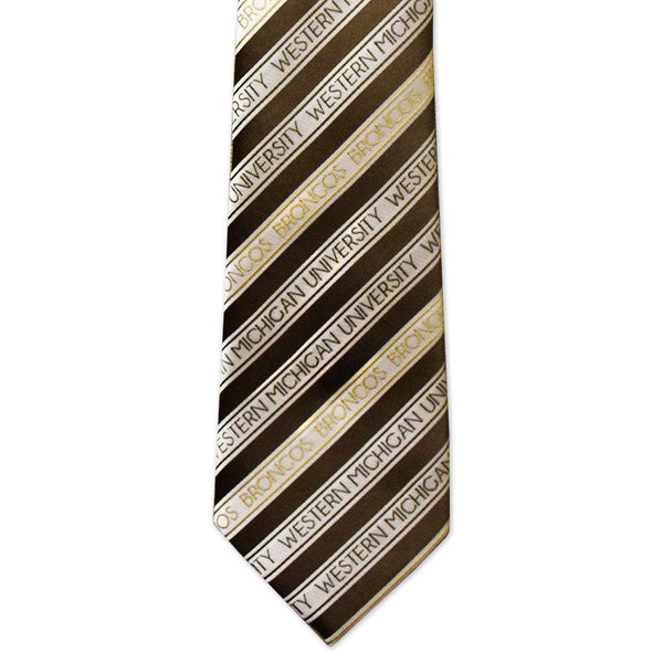 Fan Frenzy Western Michigan Broncos Officially Licensed 62" Microfiber Men's Tie