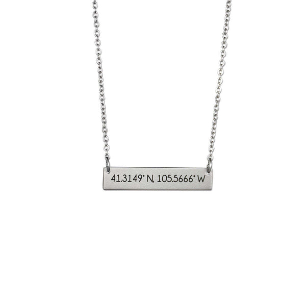 Fan Frenzy Gifts Wyoming Cowboys Licensed Bar Necklace