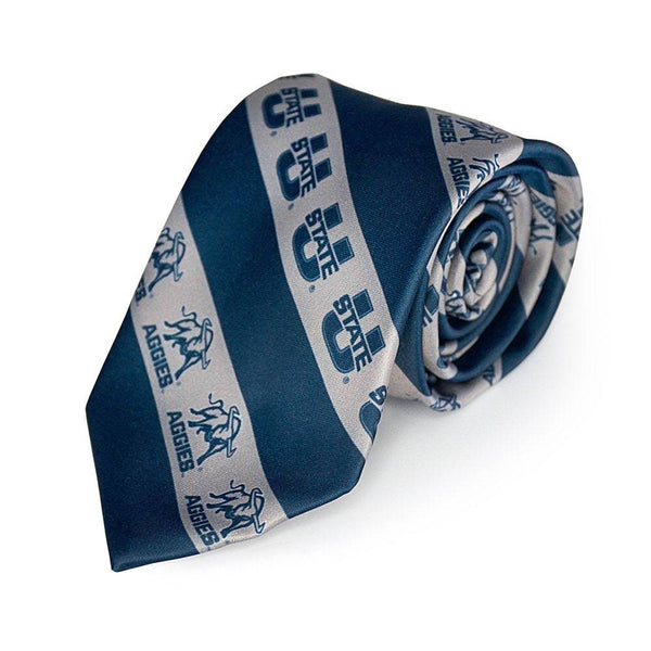 Utah State University Aggies Striped Men&#39;s Necktie
