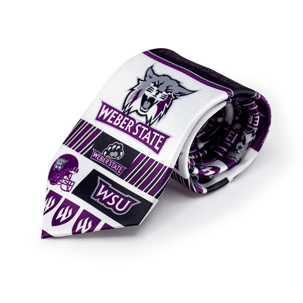 Fan Frenzy Weber State Wildcats Officially Licensed 62" Microfiber Men's Tie