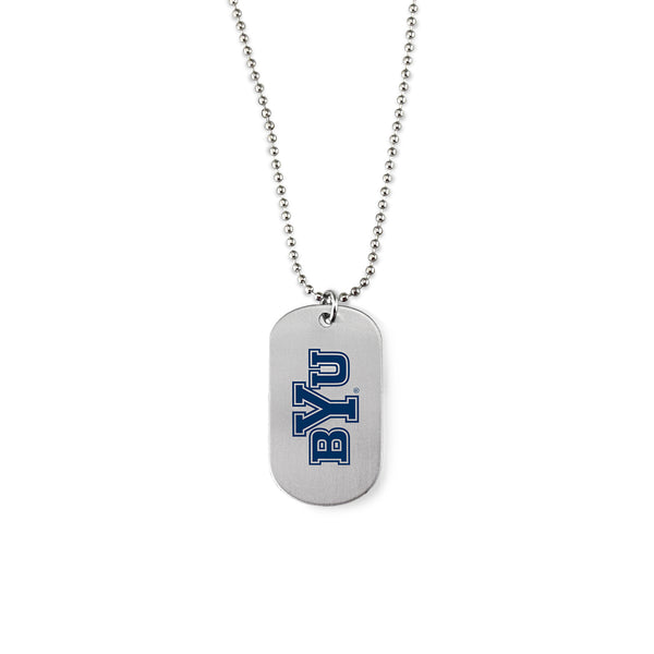 BYU Cougars Dark Blue  Dogtag by Fan Frenzy Gifts