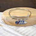 Fan Frenzy Gifts Brigham Young University-Idaho  BYU-I Dark Blue Bangle Bracelet