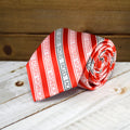 Fan Frenzy Gifts Eastern Washington Eagles Striped Men's Necktie  Officially Licensed NCAA 