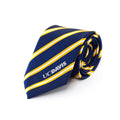 Fan Frenzy Gifts UC Davis Aggies Striped Formal  Men's Necktie  Officially Licensed NCAA 