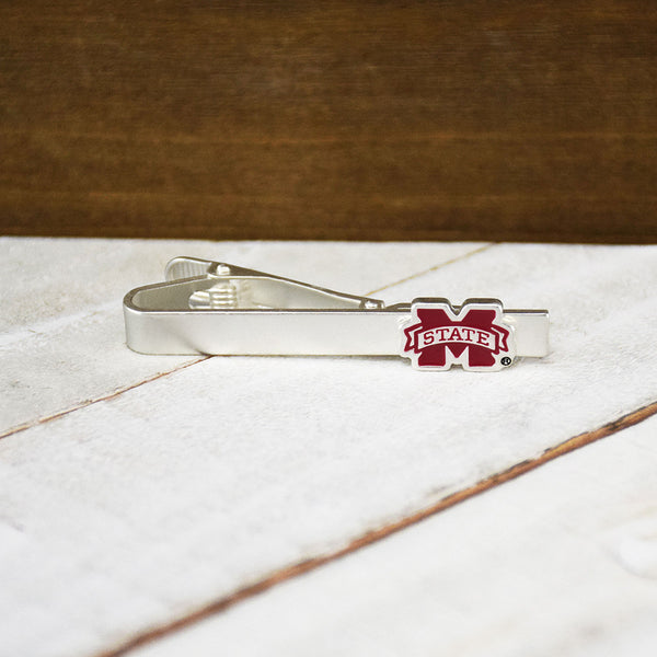 Mississippi State University Bulldogs Silver Tiebar by Fan Frenzy Gifts