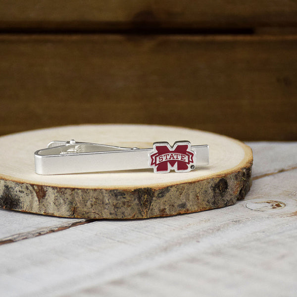 Mississippi State University Bulldogs Silver Tiebar by Fan Frenzy Gifts