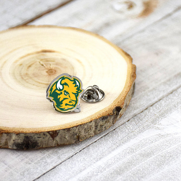 Fan Frenzy Gifts North Dakota St University Bison Gold Mascot Pin Officially licensed NCAA