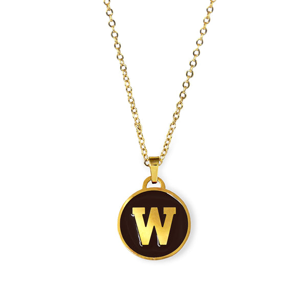 Western Michigan "W" Fan Necklace by Fan Frenzy Gifts