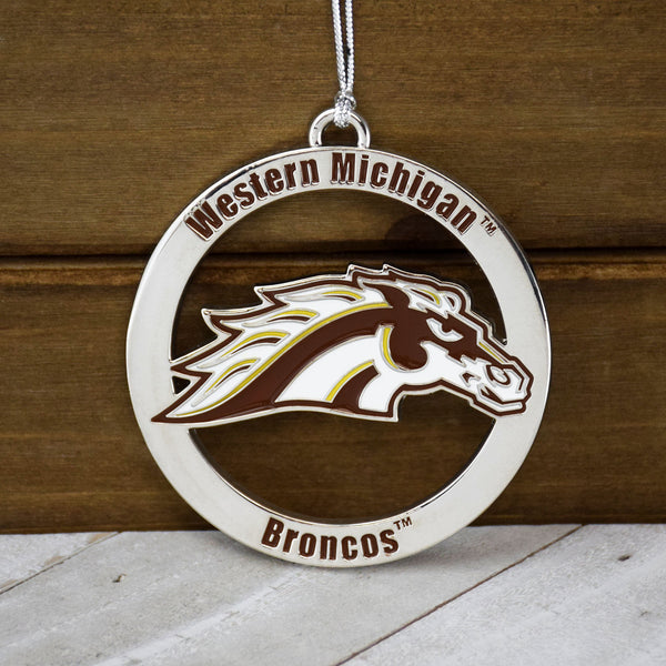 Western Michigan Broncos Ornament by Fan Frenzy Gifts Officially Licensed NCAA 
