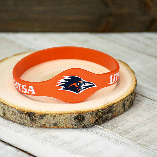 Fan Frenzy Gifts UTSA RoadRunners Officially Licensed Silicone Bracelet