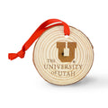 Utah Wood Cut Ornament Utes Wood