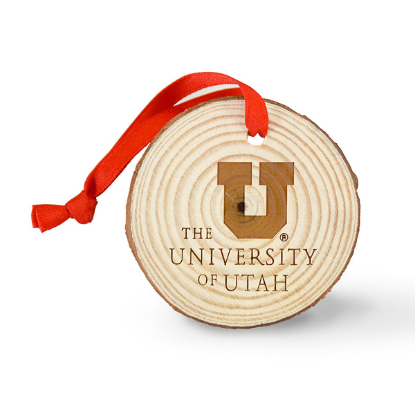 Fan Frenzy Gifts Utah Wood Cut Utes Wood Ornament