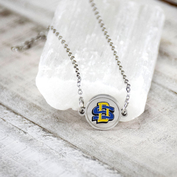 Fan Frenzy Gifts South Dakota State One Charm Silver Colored Bracelet Jackrabbits
