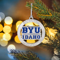 BYU Idaho Officially Licensed Silver Colored Ornaments