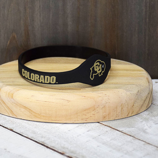 Fan Frenzy Gifts University of Colorado Buffaloes Silicone Bracelet Wristband Officially licensed NCAA