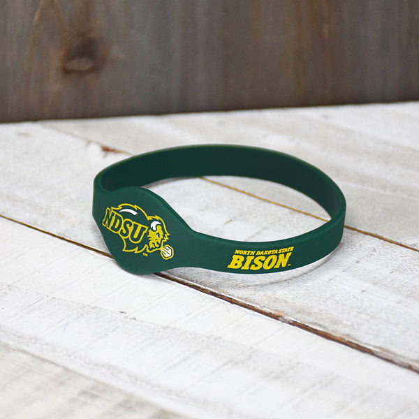 Fan Frenzy Gifts North Dakota St University Bison Silicone Bracelet Wristband Officially licensed NCAA