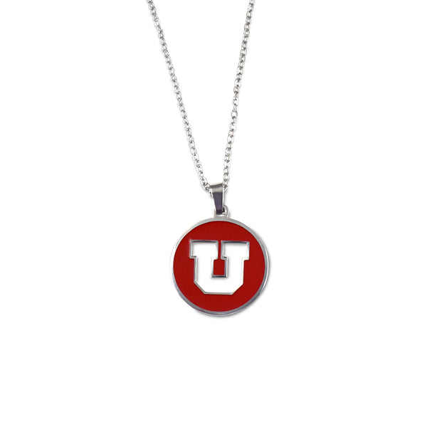 Fan Frenzy Gifts NCAA University of Utah Utes Officially Licensed Cutout Necklace