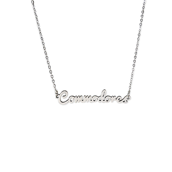 Fan Frenzy Gifts Vanderbilt Officially Licensed Laser Commodores Script Necklace