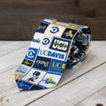 UC Davis Men's Logos Tie Officially Licensed UC Davis Aggies Tie