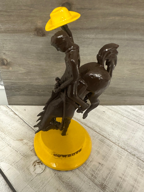 Fan Frenzy Gifts Wyoming Cowboys Licensed Hand Painted Resin Statue