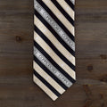 Vanderbilt Striped Men's Necktie  Officially Licensed NCAA by Fan Frenzy Gifts