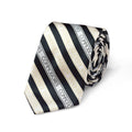 Vanderbilt Striped Men's Necktie  Officially Licensed NCAA by Fan Frenzy Gifts