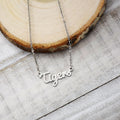 Clemson Tigers Script Necklace